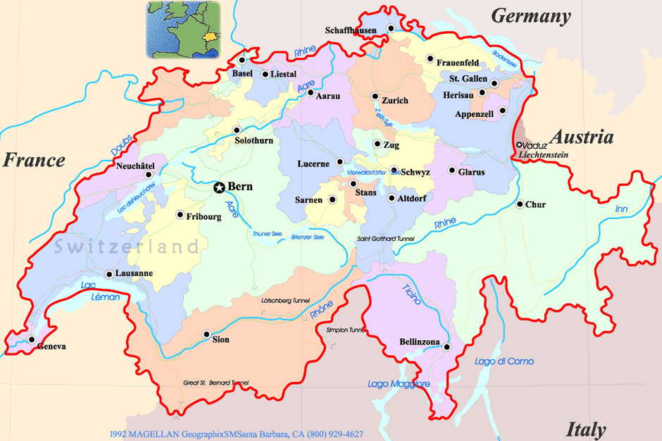 Fribourg carte